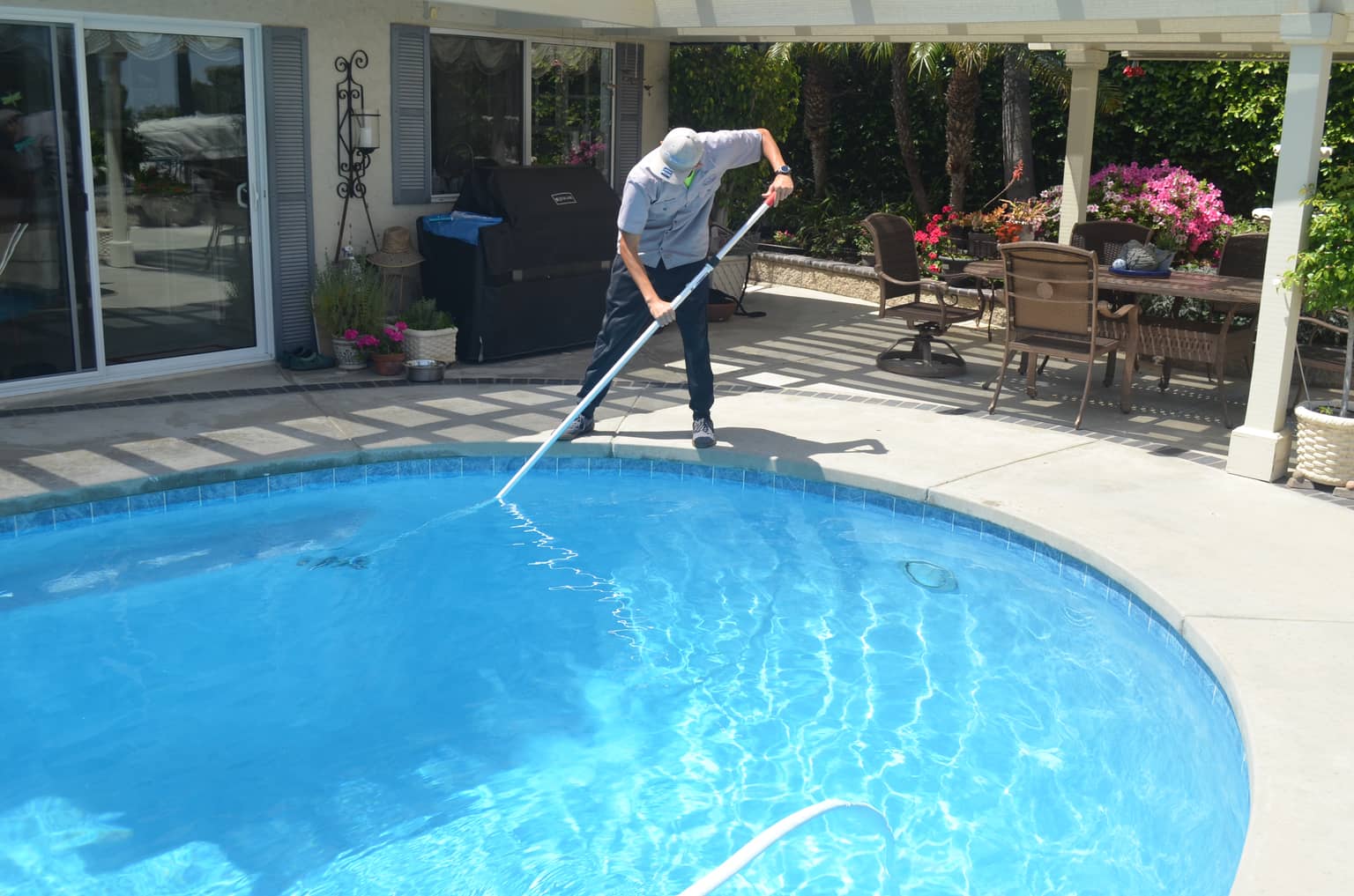 Reliable weekly pool service